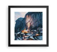 Poster 30x30cm Lauterbrunnen Svizzera Valle Stampe Immagini Quadri Moderni