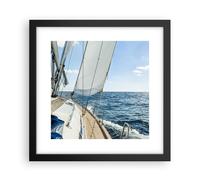 Poster 30x30cm mare crociera vela Stampe Immagini Quadri Moderni Murale