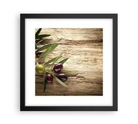 Poster 30x30cm Oliva italia aroma dieta Stampe Immagini Quadri Moderni Murale