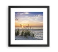 Poster 30x30cm Ovest il sole la spiaggia Stampe Immagini Quadri Moderni Murale