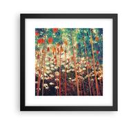 Poster 30x30cm Piante Tropicali Arancioni Stampe Immagini Quadri Moderni Murale