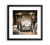 Poster 30x30cm Storico Auto Garage Stampe Immagini Quadri Moderni Murale