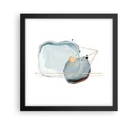 Poster 30x30cm Una Goccia D'Acqua Astrazione Minimalismo Stampe Quadri Moderni