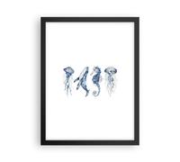 Poster 30x40cm Animali Marine Bambini Stampe Immagini Quadri Moderni Murale
