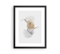 Poster 30x40cm Astratto minimalista acquerello Stampe Immagini Quadri Murale