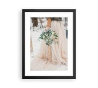 Poster 30x40cm Bouquet matrimonio vestito Stampe Immagini Quadri Moderni Murale