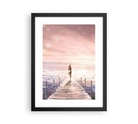 Poster 30x40cm Bridge Donna Le Stelle Stampe Immagini Quadri Moderni Murale