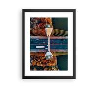 Poster 30x40cm Bridge Siekierkowski Varsavia Stampe Immagini Quadri Murale