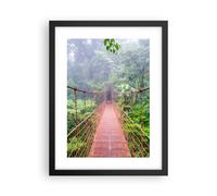 Poster 30x40cm Bridge sospeso Costa Rica Stampe Immagini Quadri Moderni Murale