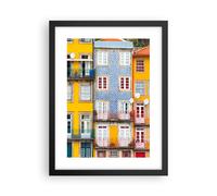 Poster 30x40cm Casas Ribeira Porto Stampe Immagini Quadri Moderni Murale