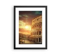 Poster 30x40cm Coloseum Roma Architettura Italia Stampe Immagini Quadri Murale