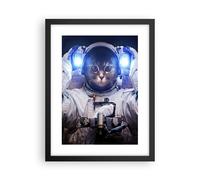 Poster 30x40cm cosmonauta cat Stampe Immagini Quadri Moderni Murale
