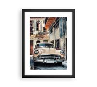 Poster 30x40cm Cubano auto case popolari Stampe Immagini Quadri Moderni Murale
