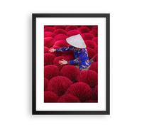 Poster 30x40cm Essiccazione incenso Vietnam Stampe Immagini Quadri Murale