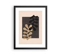 Poster 30x40cm Foglie Forma Figura Stampe Immagini Quadri Moderni Murale
