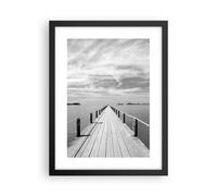 Poster 30x40cm Legno ponte mare Stampe Immagini Quadri Moderni Murale
