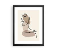 Poster 30x40cm Linea Arte Boho Stampe Immagini Quadri Moderni Murale