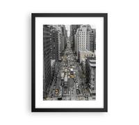 Poster 30x40cm New York Strada Taxi Stampe Immagini Quadri Moderni Murale