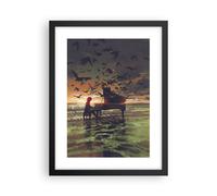 Poster 30x40cm piano musica Stampe Immagini Quadri Moderni Murale