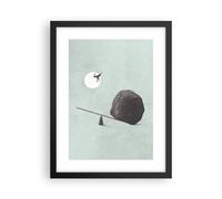 Poster 30x40cm Pietra leva fisica Stampe Immagini Quadri Moderni Murale