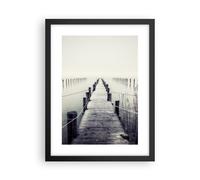 Poster 30x40cm Ponte Lago Silenzio Stampe Immagini Quadri Moderni Murale