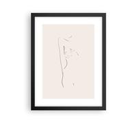 Poster 30x40cm Schizzo Nudità Donna Stampe Immagini Quadri Moderni Murale