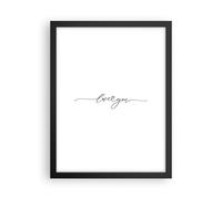 Poster 30x40cm Ti amo scritto a mano Stampe Immagini Quadri Moderni Murale