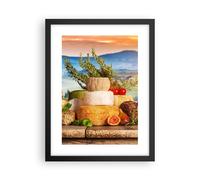 Poster 30x40cm Toscana formaggio frutta italia Stampe Immagini Quadri Murale