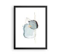 Poster 30x40cm Una Goccia D'Acqua Astrazione Minimalismo Stampe Quadri Murale