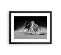 Poster 40x30cm Andaluso Cavalli Galoppo Stampe Immagini Quadri Moderni Murale
