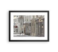 Poster 40x30cm Architettura Disegno Montmartre Stampe Immagini Quadri Moderni