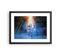 Poster 40x30cm Astronauta Luce Cosmo Stampe Immagini Quadri Moderni Murale