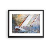 Poster 40x30cm Barca a vela immagine regata Stampe Immagini Quadri Moderni