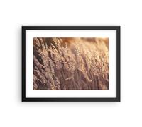 Poster 40x30cm Boho Spighe Di Grano Campo Stampe Immagini Quadri Moderni Murale