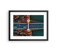 Poster 40x30cm Bridge Siekierkowski Varsavia Stampe Immagini Quadri Moderni