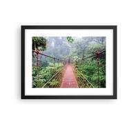 Poster 40x30cm Bridge sospeso Costa Rica Stampe Immagini Quadri Moderni Murale