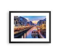 Poster 40x30cm Canale Grande Serata Stampe Immagini Quadri Moderni Murale