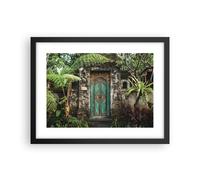 Poster 40x30cm Cancello Porta Verde Stampe Immagini Quadri Moderni Murale