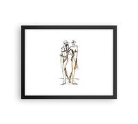 Poster 40x30cm Disegno Design Moda Stampe Immagini Quadri Moderni Murale