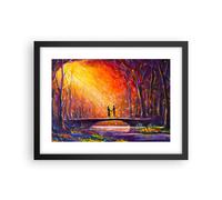 Poster 40x30cm foresta albero natura Stampe Immagini Quadri Moderni Murale