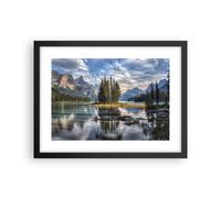 Poster 40x30cm Lago paesaggio natura Stampe Immagini Quadri Moderni Murale