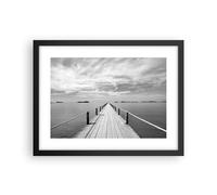 Poster 40x30cm Legno ponte mare Stampe Immagini Quadri Moderni Murale
