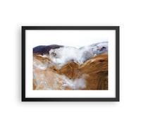 Poster 40x30cm Montagne nuvole paesaggio Stampe Immagini Quadri Moderni Murale