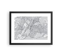 Poster 40x30cm New York mappa Stampe Immagini Quadri Moderni Murale