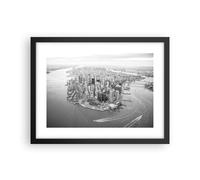Poster 40x30cm New York Paesaggio Architettura Stampe Immagini Quadri Moderni