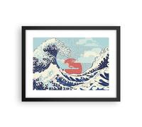 Poster 40x30cm Rosso moderno forse Stampe Immagini Quadri Moderni Murale
