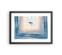 Poster 40x30cm Salto Libertà Surrealismo Stampe Immagini Quadri Moderni Murale