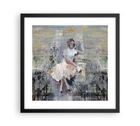 Poster 40x40cm Contemporaneo Pittura Donna Stampe Immagini Quadri Moderni Murale