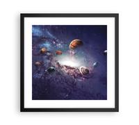 Poster 40x40cm Cosmo pianeti stelle Stampe Immagini Quadri Moderni Murale
