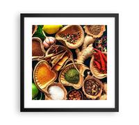 Poster 40x40cm Cucina cibo erbe spezie Stampe Immagini Quadri Moderni Murale